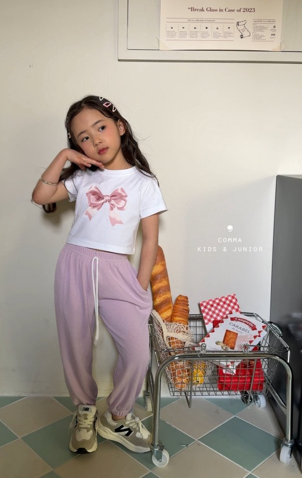 Comma - Korean Children Fashion - #kidsstore - Ribbon Tee - 10