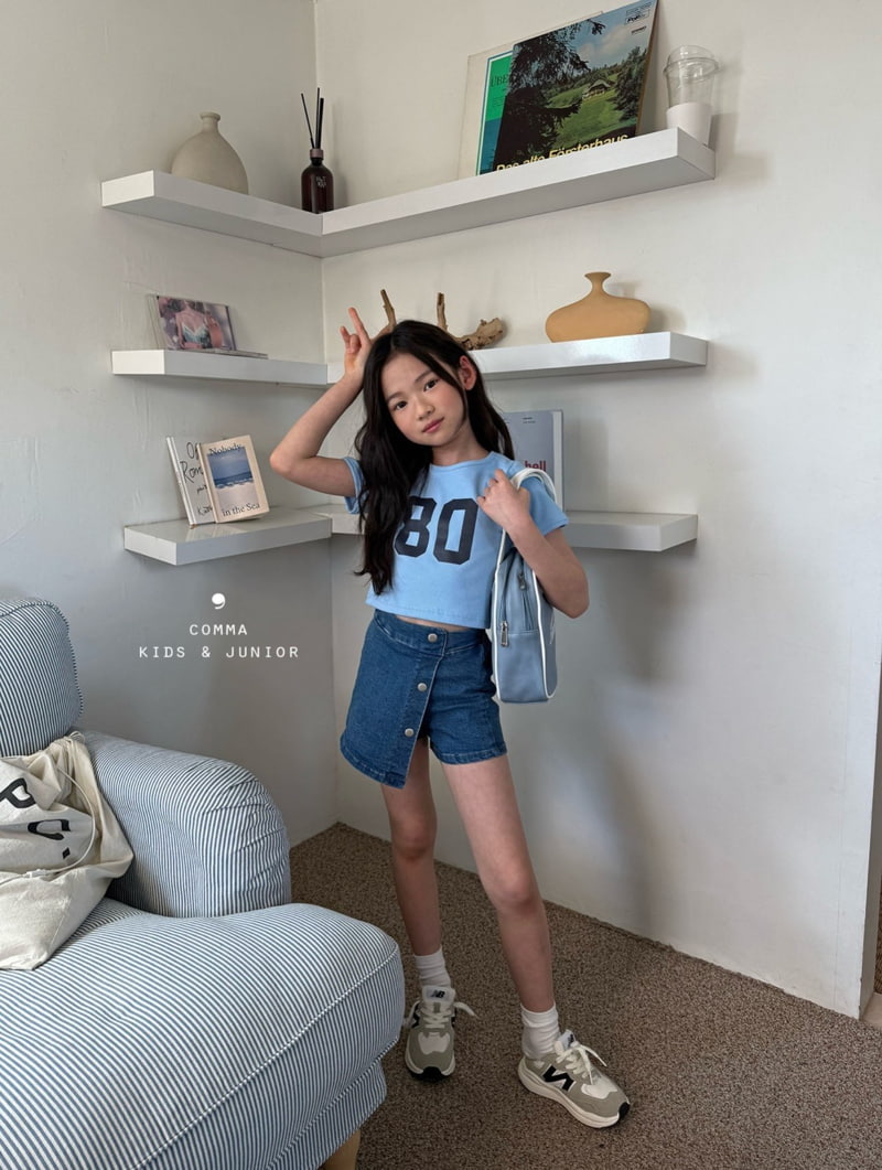 Comma - Korean Children Fashion - #kidsstore - 80 Crop Tee - 7
