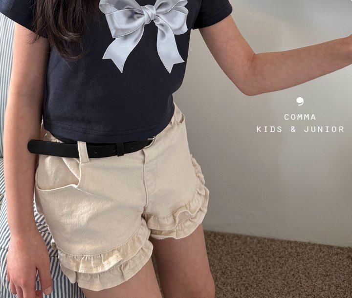 Comma - Korean Children Fashion - #kidzfashiontrend - Frill Cancan Pants - 7