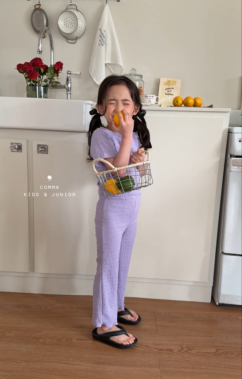 Comma - Korean Children Fashion - #kidzfashiontrend - Wave Bootcut Pants - 2