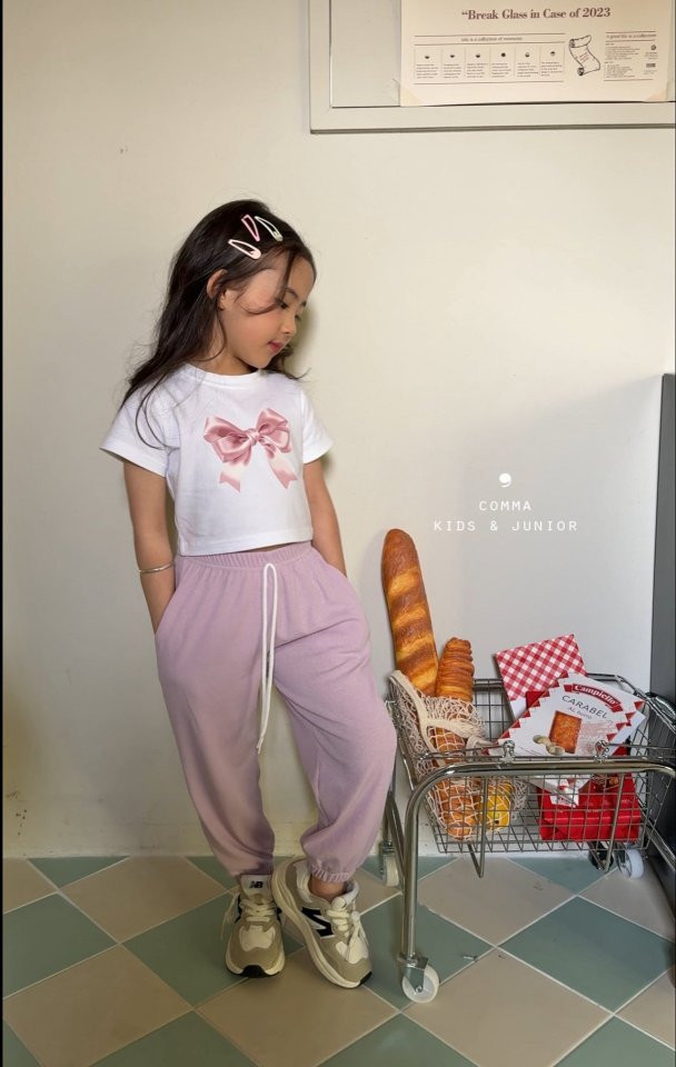 Comma - Korean Children Fashion - #kidzfashiontrend - Ribbon Tee - 11