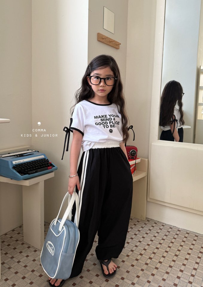 Comma - Korean Children Fashion - #kidsstore - Two Line Pants - 4