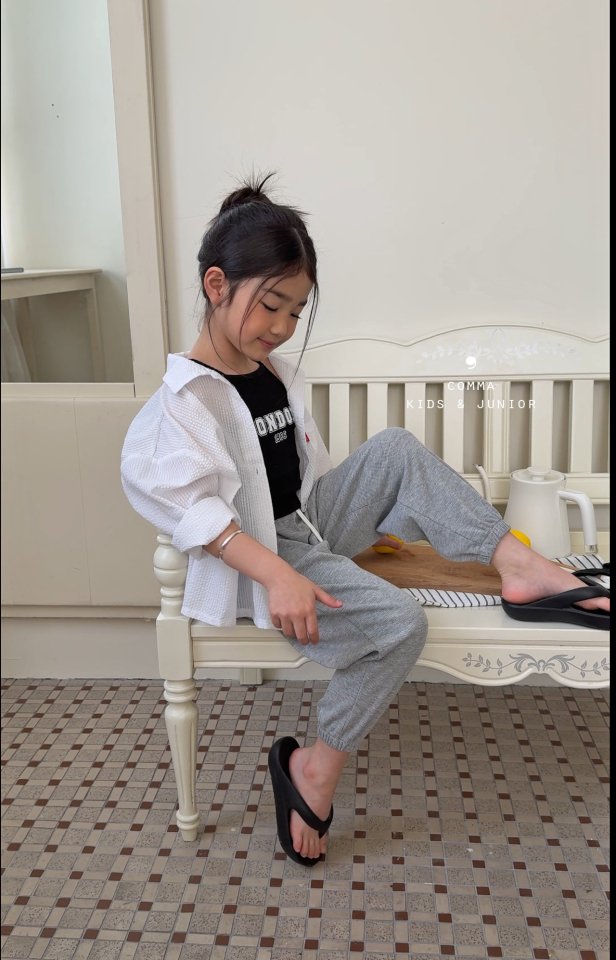 Comma - Korean Children Fashion - #littlefashionista - Soft Jogger Pants - 5