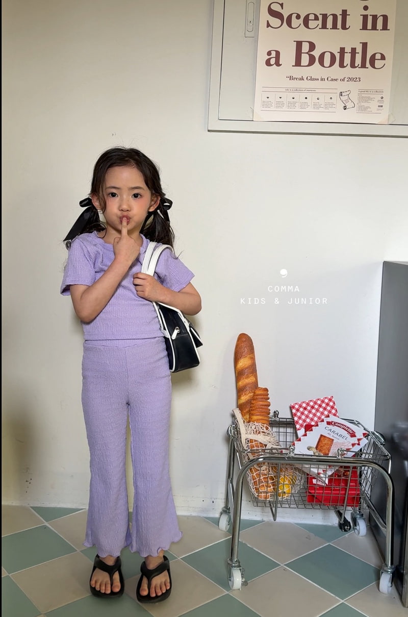 Comma - Korean Children Fashion - #Kfashion4kids - Wave Bootcut Pants - 4