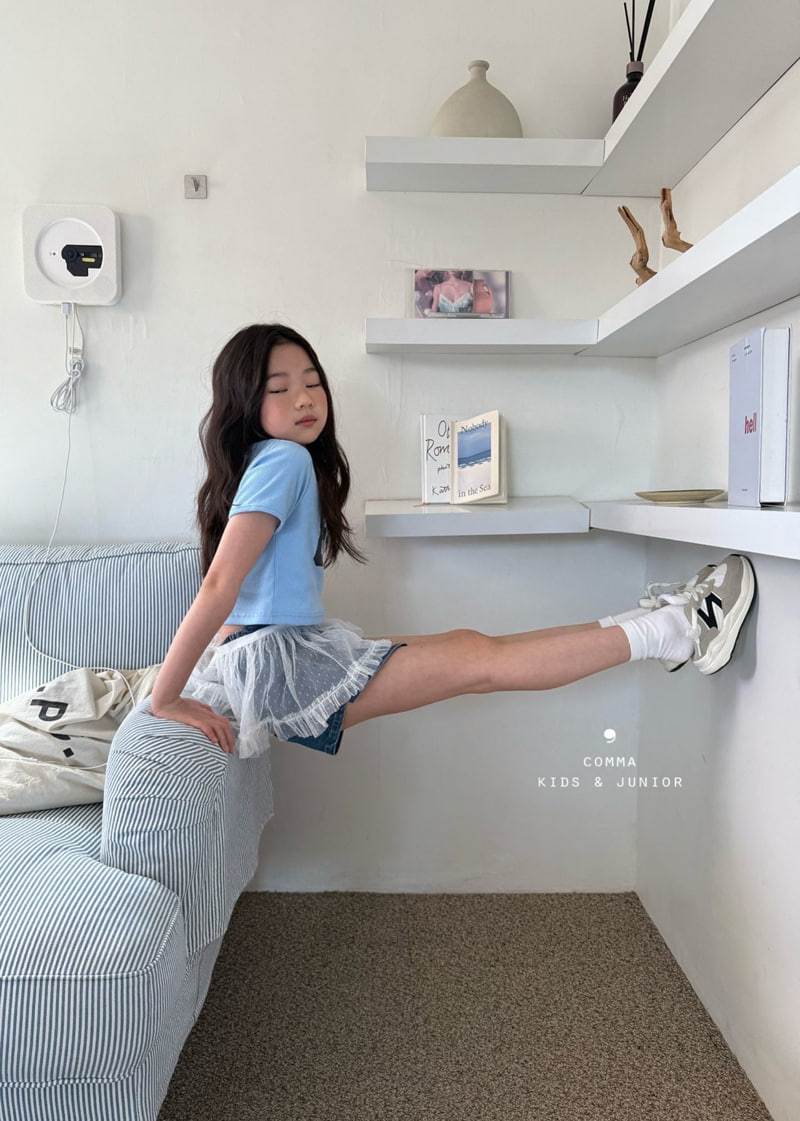 Comma - Korean Children Fashion - #littlefashionista - 80 Crop Tee - 10