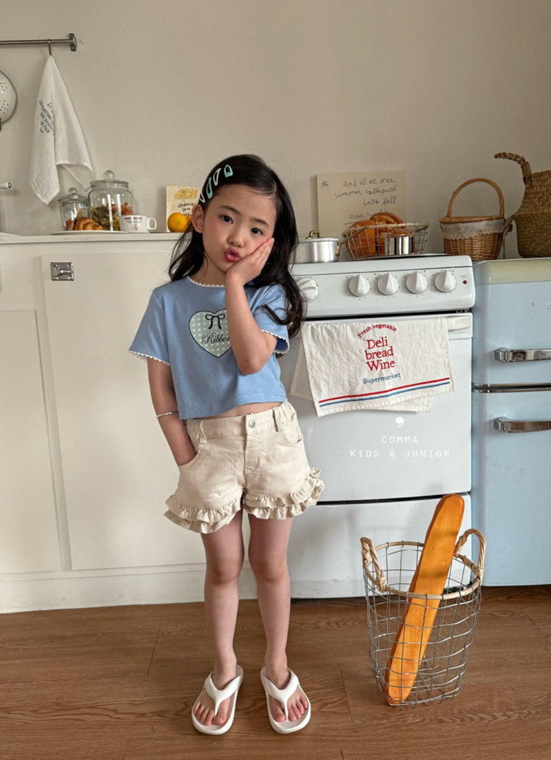 Comma - Korean Children Fashion - #littlefashionista - Dot Heart Tee