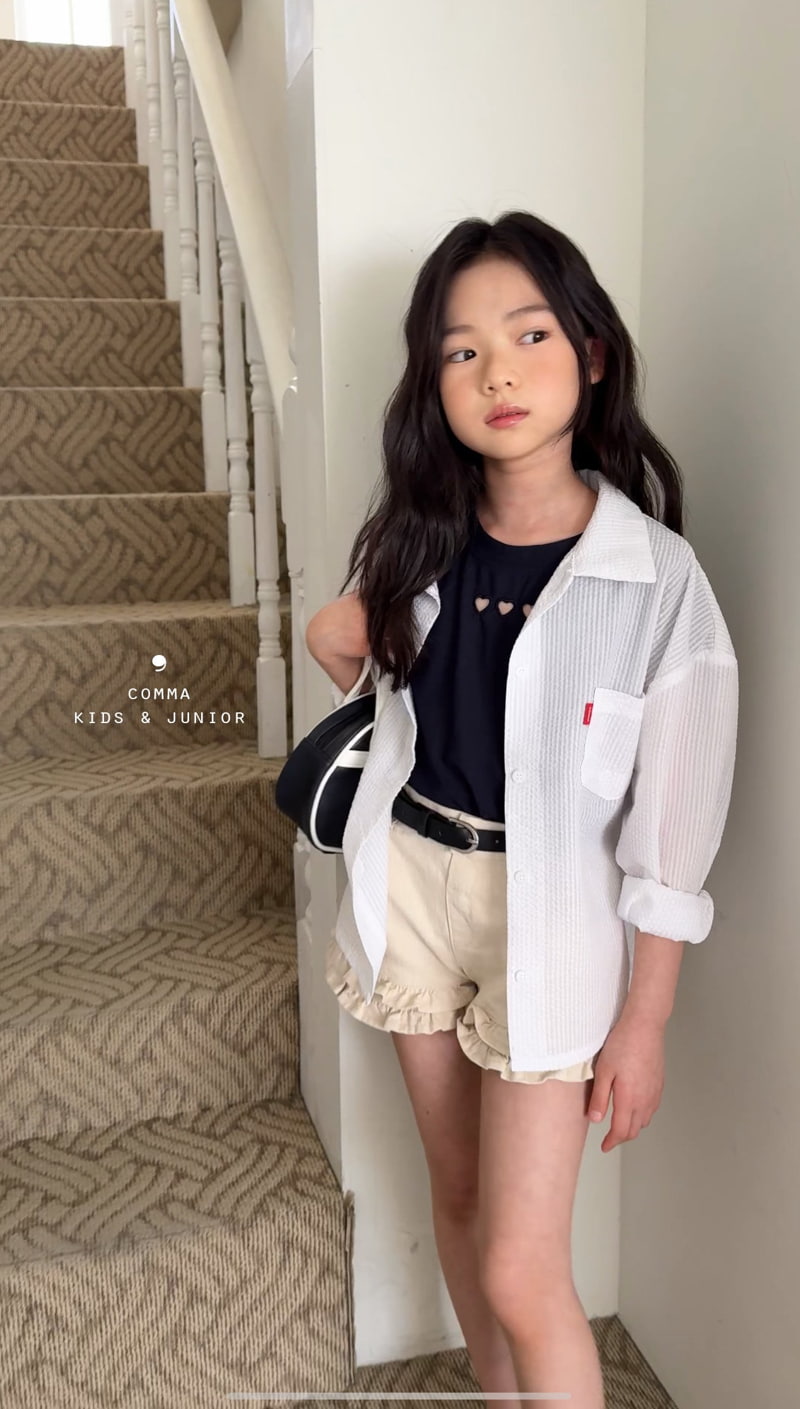 Comma - Korean Children Fashion - #littlefashionista - Punching Pleated Set - 8