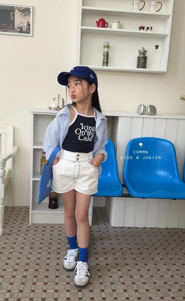 Comma - Korean Children Fashion - #littlefashionista - Halter Sleeveless - 7