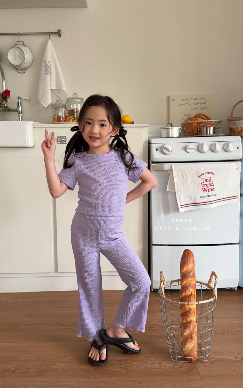 Comma - Korean Children Fashion - #magicofchildhood - Wave Bootcut Pants - 5