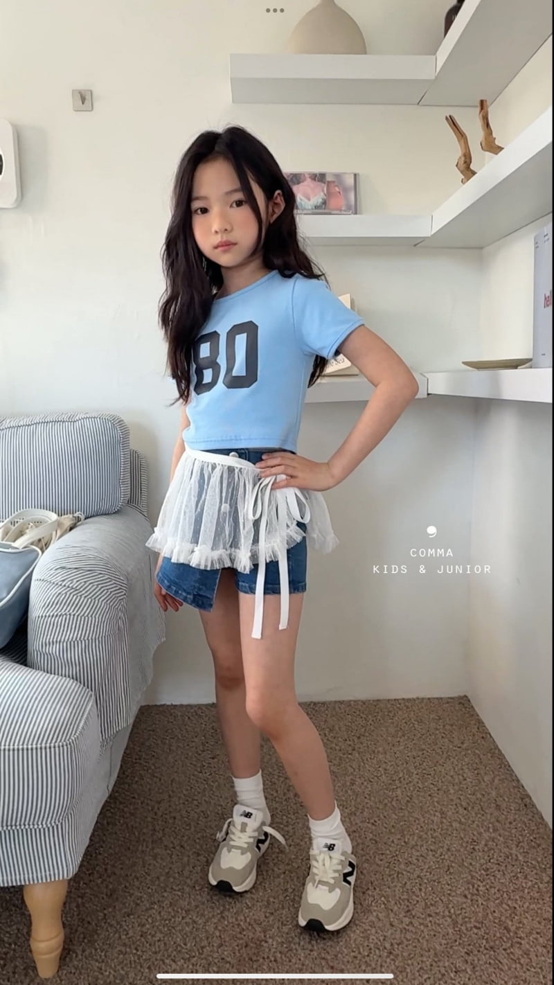 Comma - Korean Children Fashion - #magicofchildhood - 80 Crop Tee - 11
