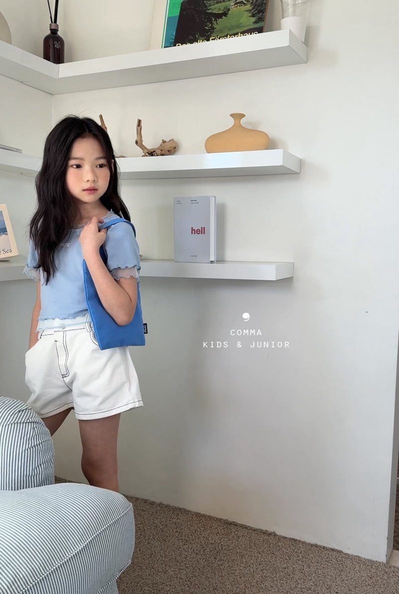 Comma - Korean Children Fashion - #magicofchildhood - Mesh Raglan Tee - 8