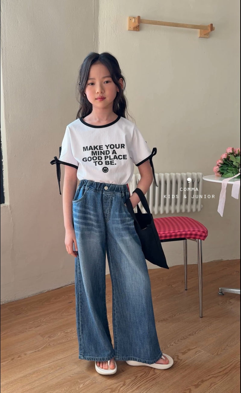 Comma - Korean Children Fashion - #minifashionista - Linen Wide Jeans - 10