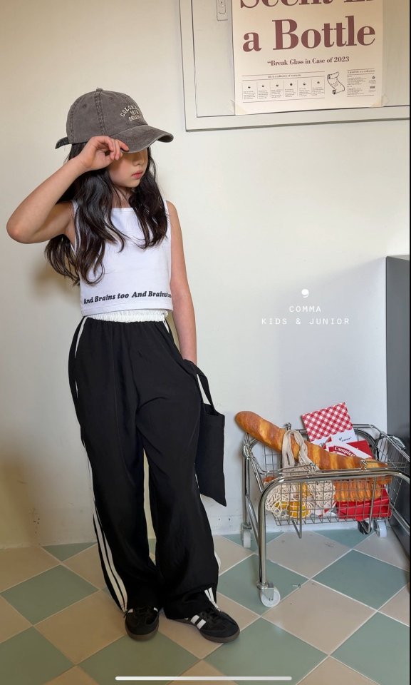 Comma - Korean Children Fashion - #minifashionista - Crop Sleeveless - 2