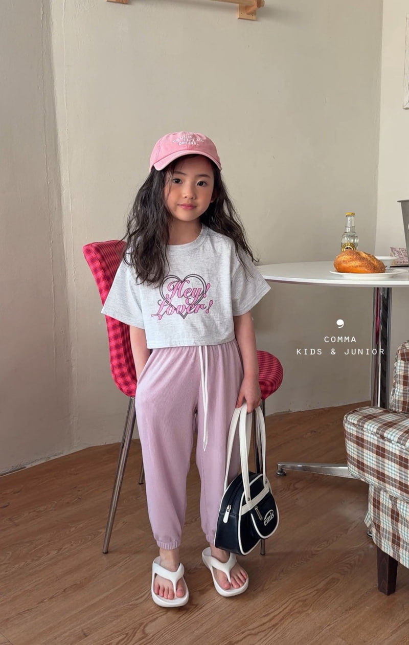 Comma - Korean Children Fashion - #minifashionista - Hey Crop Tee - 2