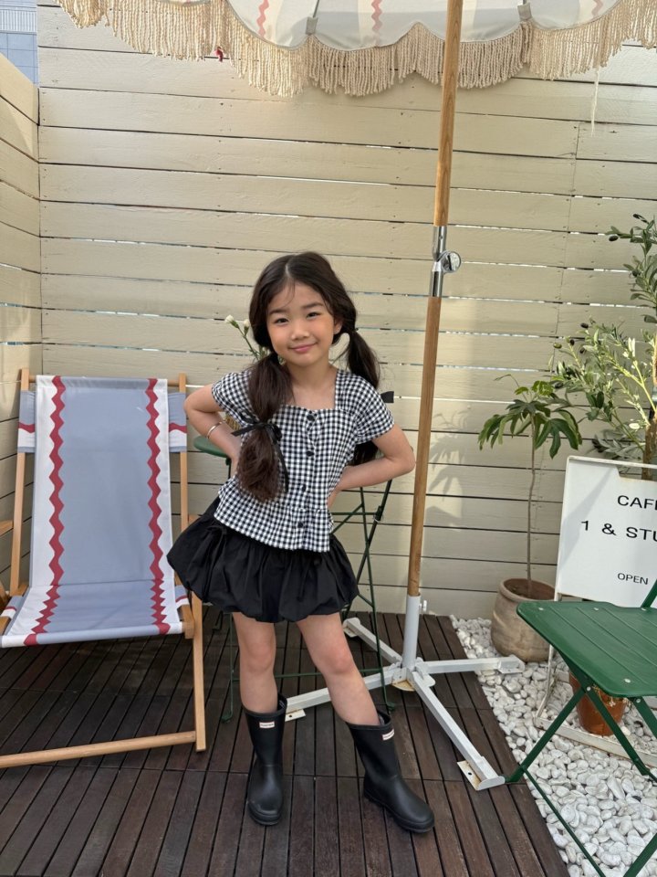 Comma - Korean Children Fashion - #minifashionista - Shoulder Shirring Blouse - 10