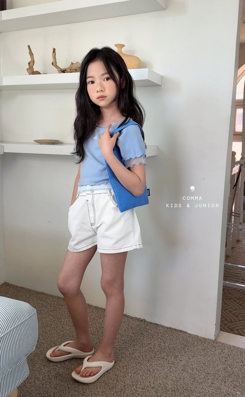 Comma - Korean Children Fashion - #minifashionista - Mesh Raglan Tee - 9