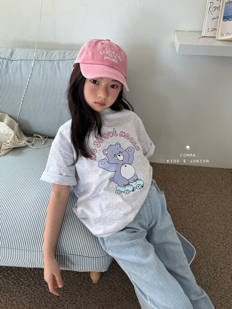 Comma - Korean Children Fashion - #minifashionista - Roller Bear Tee - 6
