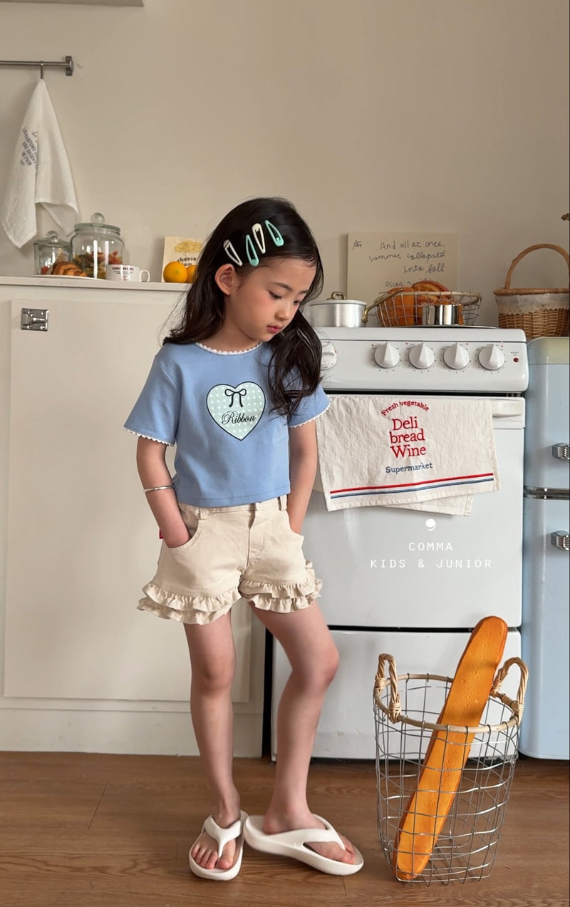 Comma - Korean Children Fashion - #minifashionista - Dot Heart Tee - 3