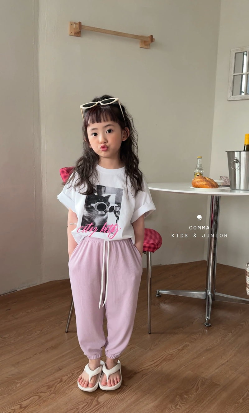 Comma - Korean Children Fashion - #prettylittlegirls - Cat Tee - 6