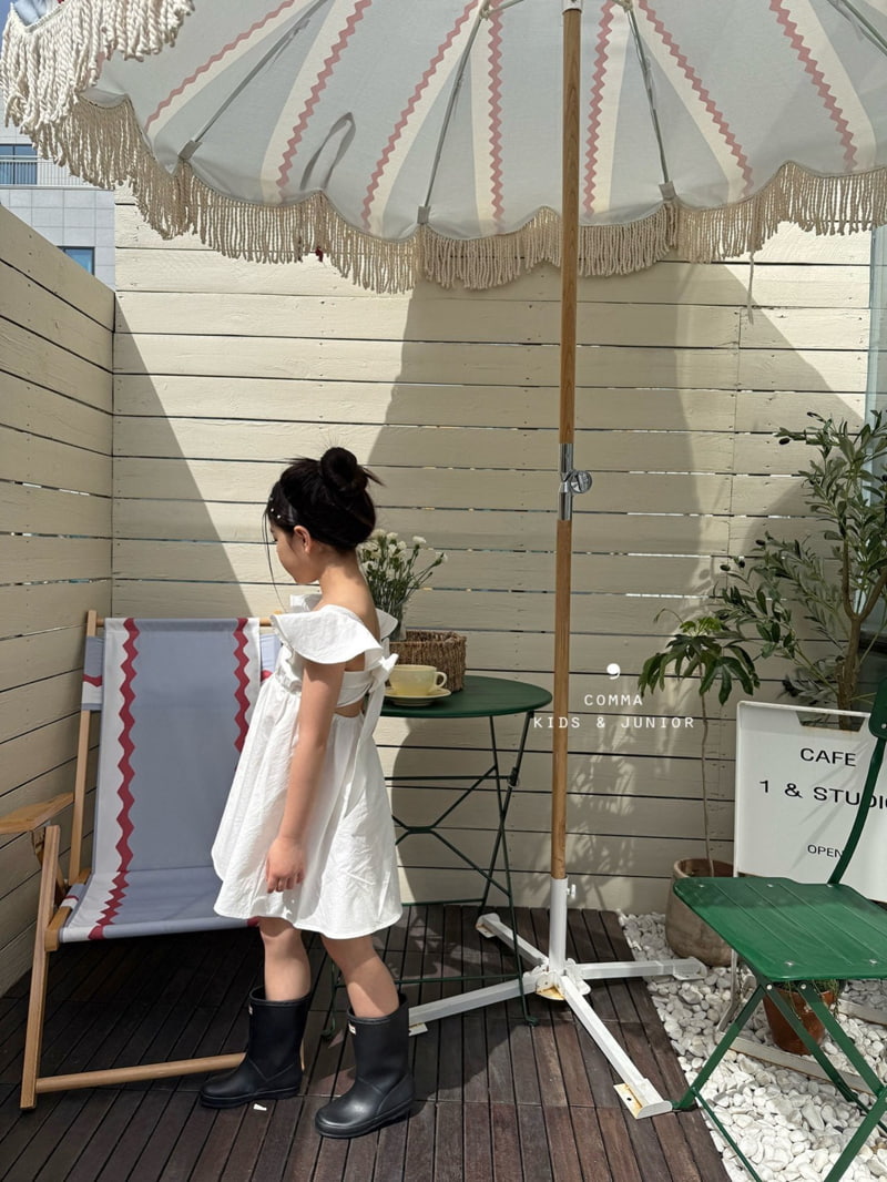 Comma - Korean Children Fashion - #prettylittlegirls - Angel Ribbon One-Piece - 5