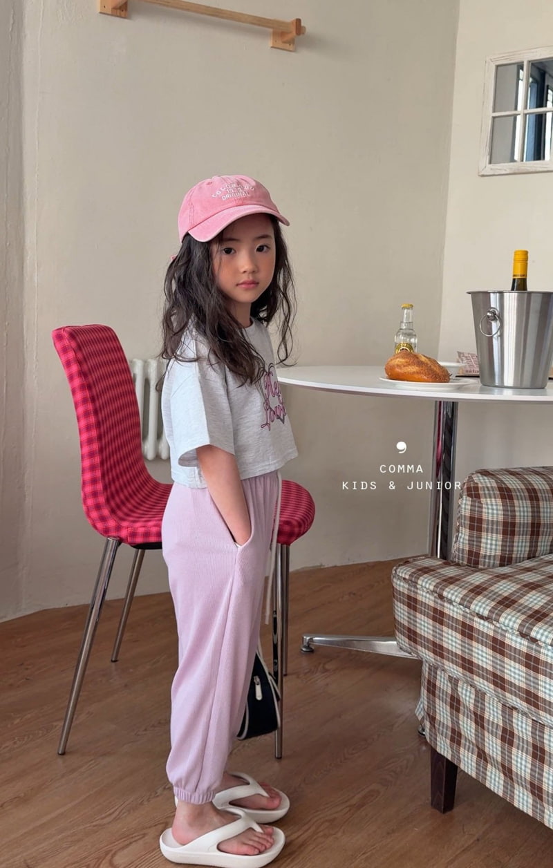 Comma - Korean Children Fashion - #prettylittlegirls - Hey Crop Tee - 3
