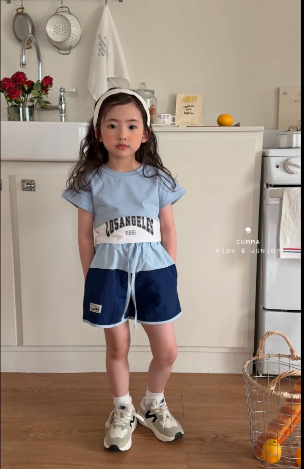 Comma - Korean Children Fashion - #stylishchildhood - Cut Short Sleeve Tee - 3