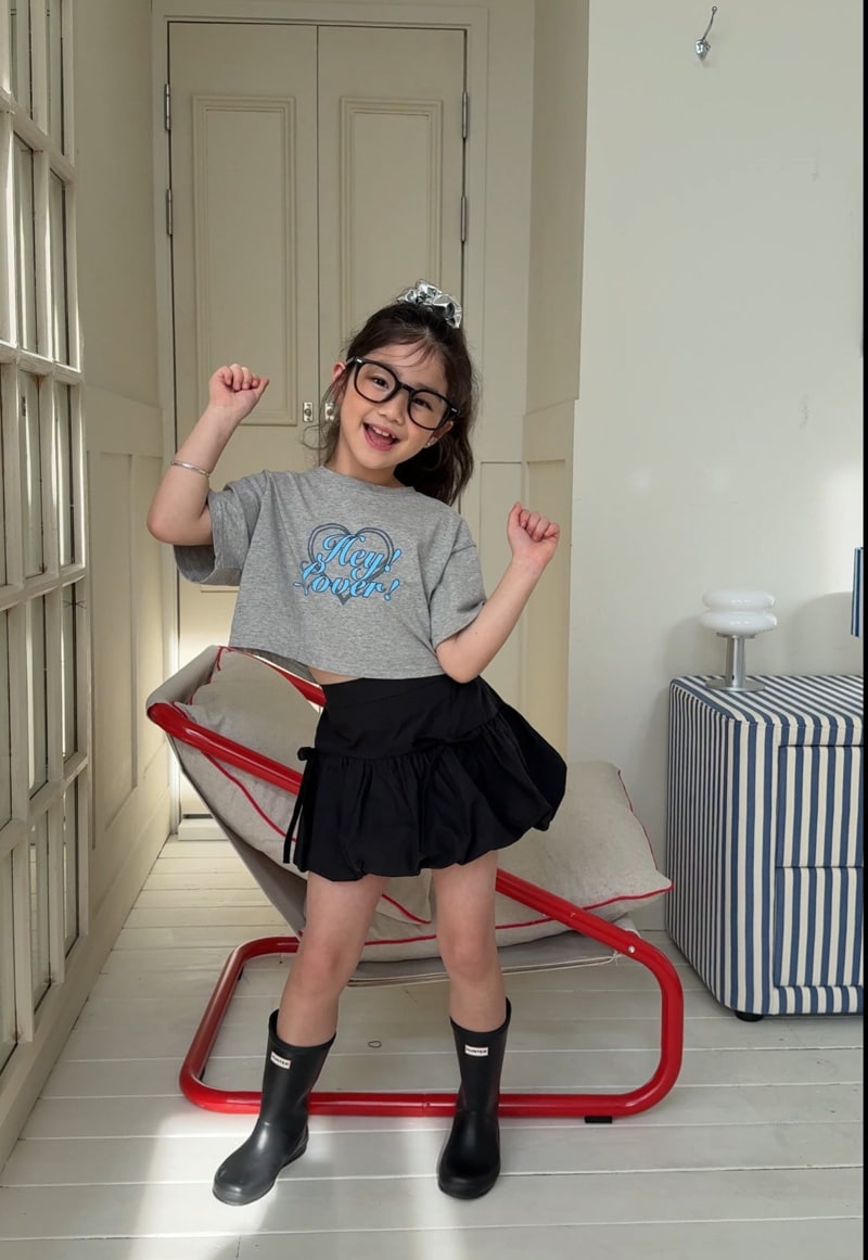 Comma - Korean Children Fashion - #stylishchildhood - Hey Crop Tee - 6