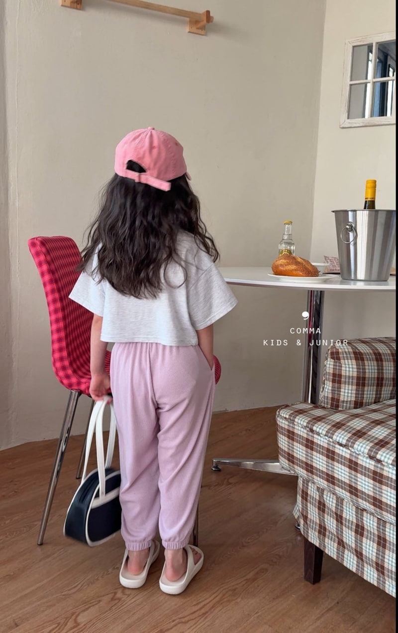 Comma - Korean Children Fashion - #prettylittlegirls - Hey Crop Tee - 4