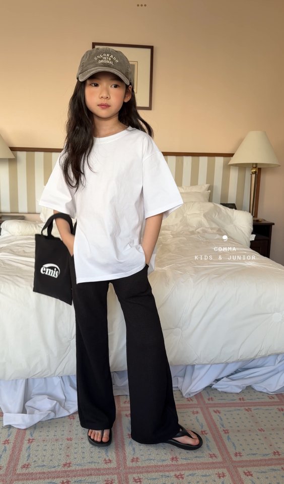 Comma - Korean Children Fashion - #toddlerclothing - Boxy Tee - 3