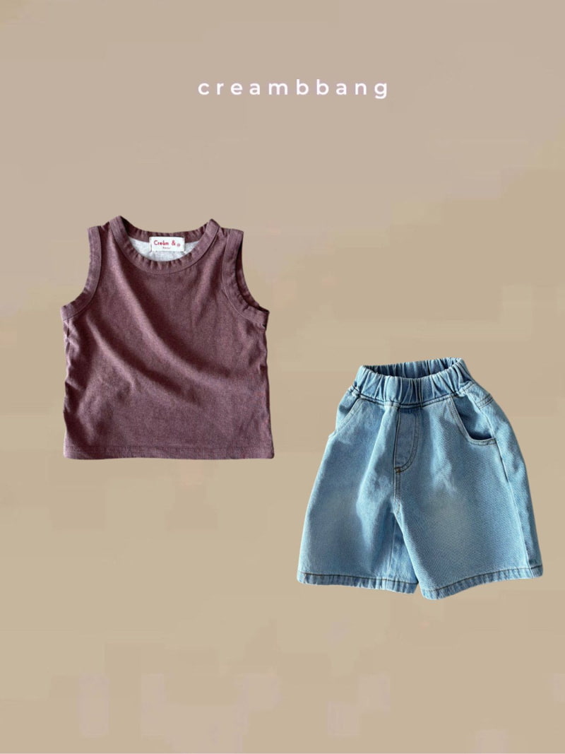 Cream Bbang - Korean Children Fashion - #childofig - Bermuda Denim Shorts - 11