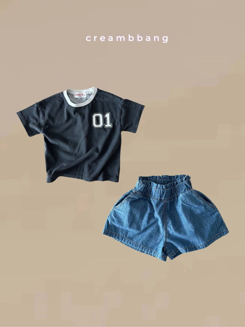 Cream Bbang - Korean Children Fashion - #childofig - Neckline Raglan Tee - 8