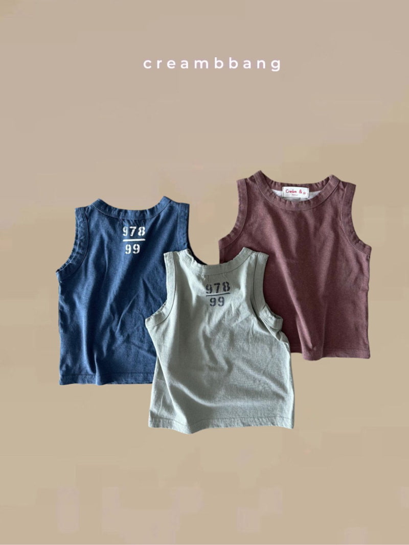 Cream Bbang - Korean Children Fashion - #childrensboutique - Pigment Sleeveless