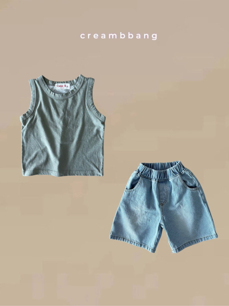 Cream Bbang - Korean Children Fashion - #childrensboutique - Bermuda Denim Shorts - 12