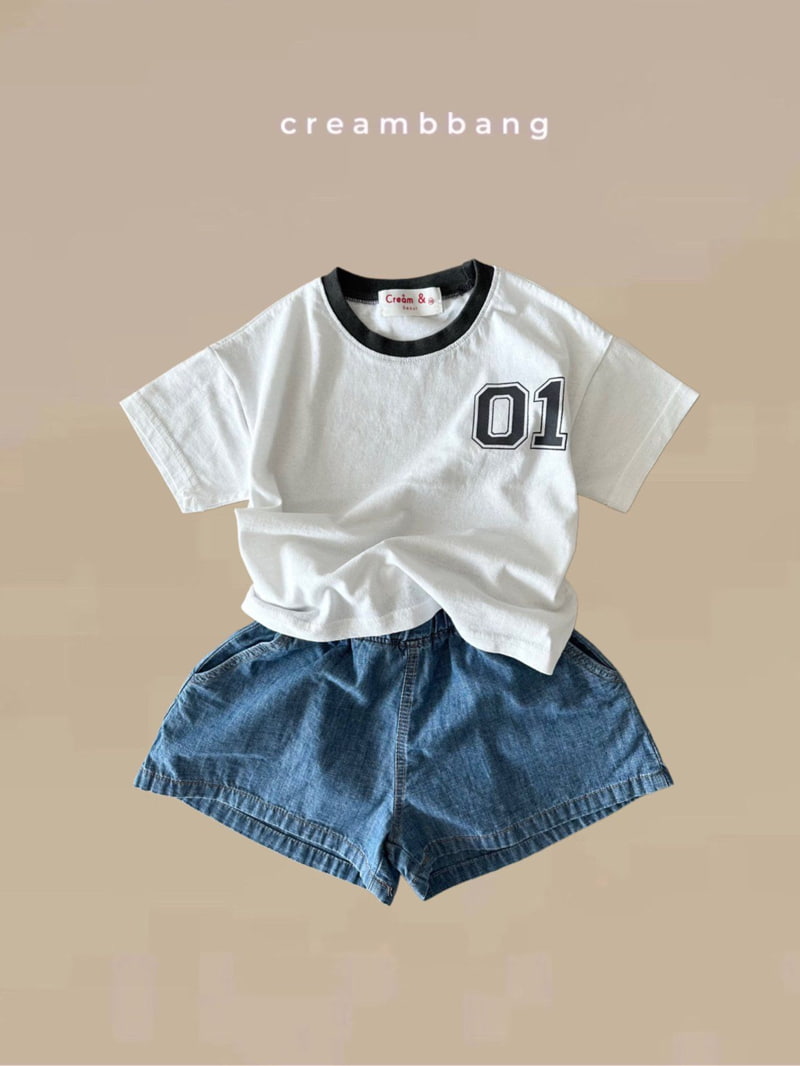 Cream Bbang - Korean Children Fashion - #childrensboutique - Neckline Raglan Tee - 9