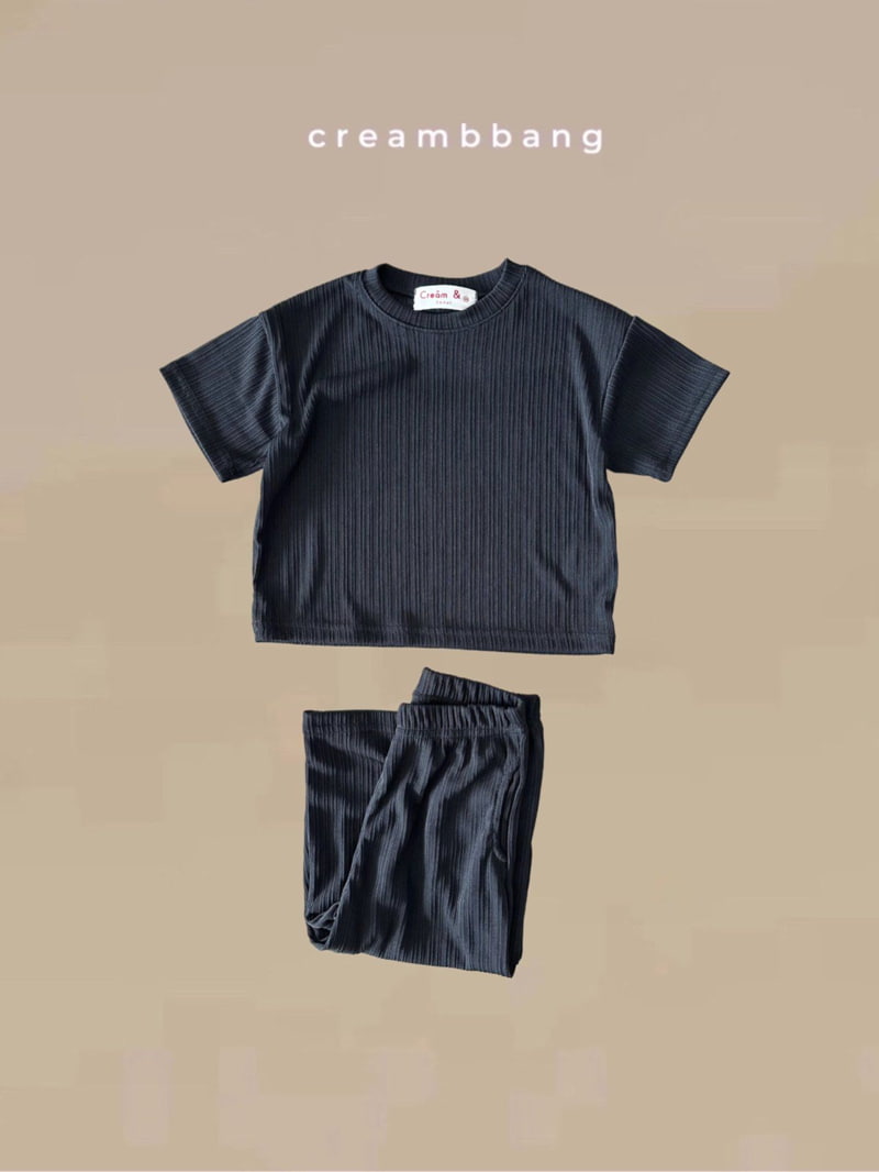 Cream Bbang - Korean Children Fashion - #childrensboutique - Summer Lounge Set (Junior) - 7