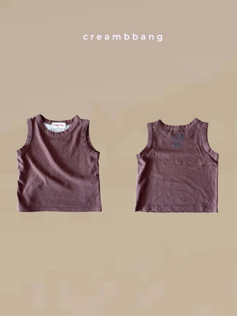Cream Bbang - Korean Children Fashion - #kidsshorts - Pigment Sleeveless - 5