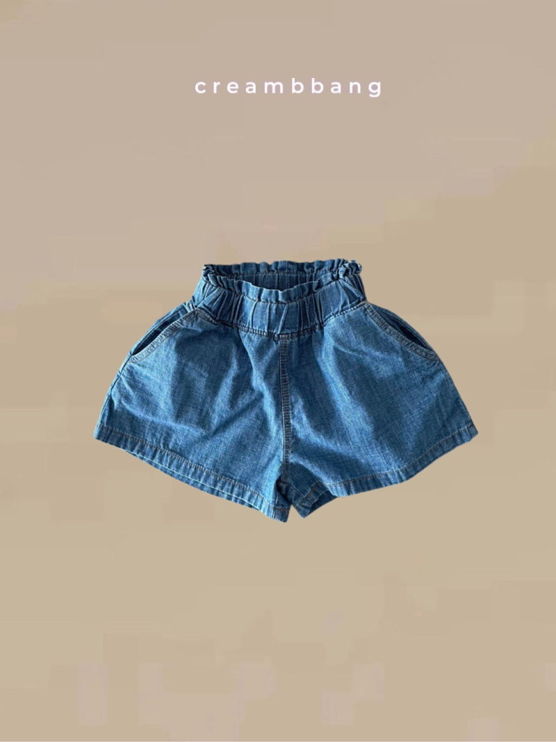 Cream Bbang - Korean Children Fashion - #kidsshorts - Lovely Denim Pants