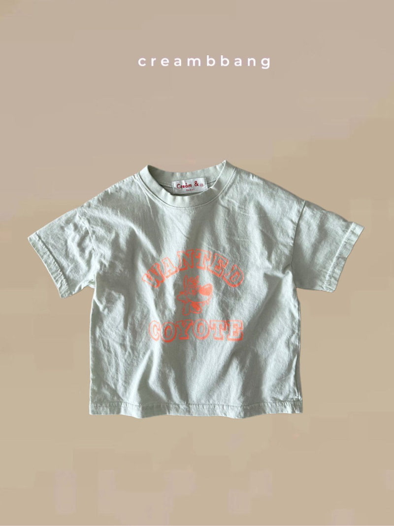 Cream Bbang - Korean Children Fashion - #kidsstore - Coyote Short Sleeve Tee - 3