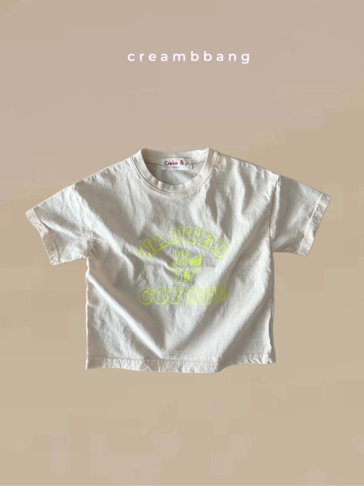 Cream Bbang - Korean Children Fashion - #kidzfashiontrend - Coyote Short Sleeve Tee - 3
