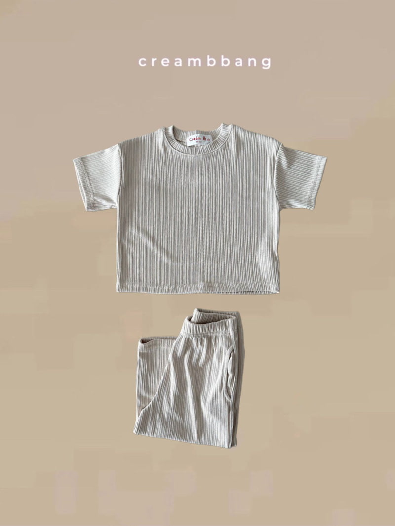 Cream Bbang - Korean Children Fashion - #magicofchildhood - Summer Lounge Set (Kids) - 8