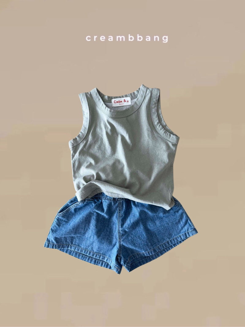 Cream Bbang - Korean Children Fashion - #magicofchildhood - Lovely Denim Pants - 6