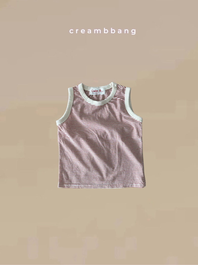 Cream Bbang - Korean Children Fashion - #minifashionista - Stripe Sleeveless - 10