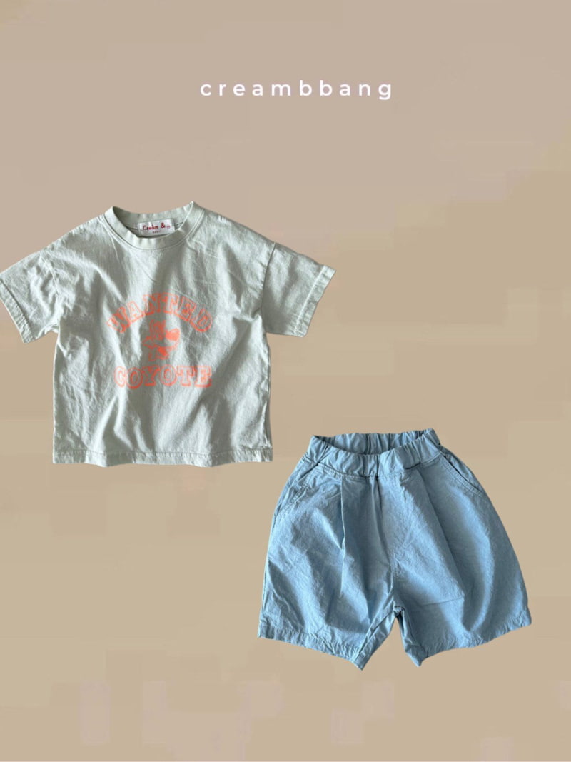 Cream Bbang - Korean Children Fashion - #minifashionista - Coyote Short Sleeve Tee - 8