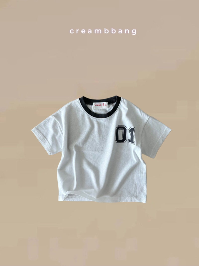 Cream Bbang - Korean Children Fashion - #minifashionista - Neckline Raglan Tee - 3