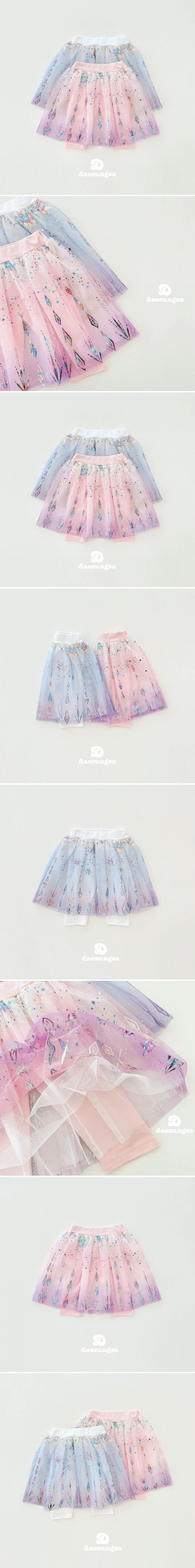 Dae Sung Sa - Korean Children Fashion - #designkidswear - Elsa Skirted Leggings