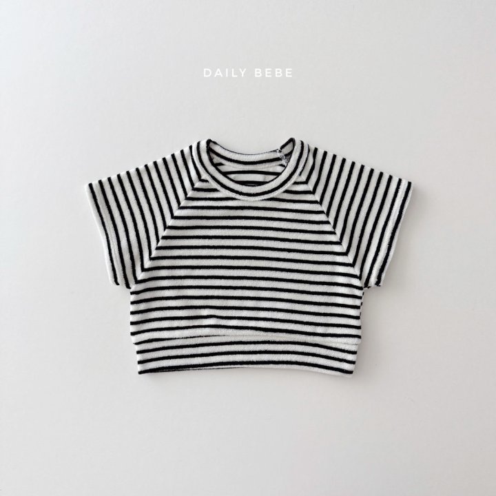 Daily Bebe - Korean Children Fashion - #Kfashion4kids - Terry Set - 8
