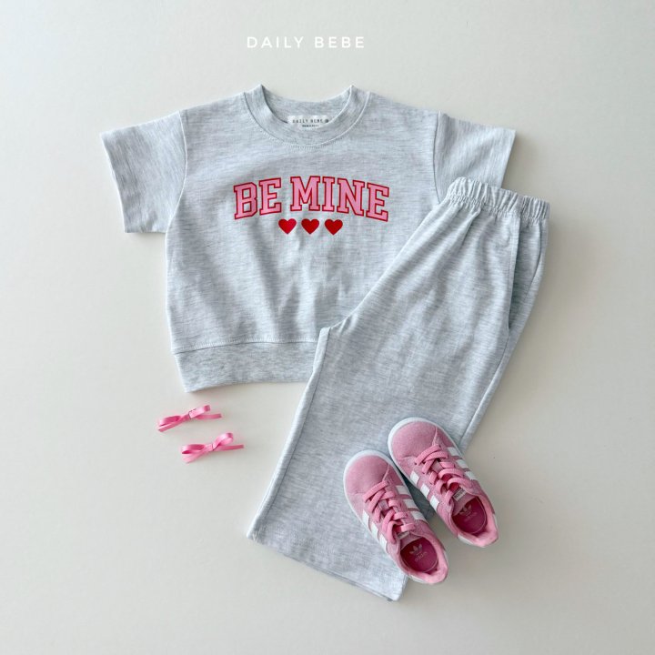 Daily Bebe - Korean Children Fashion - #Kfashion4kids - Be Mine Wide Set - 6