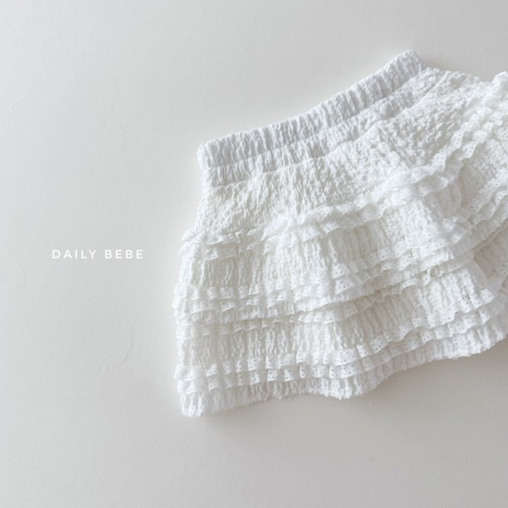 Daily Bebe - Korean Children Fashion - #prettylittlegirls - Lace Skirt - 4
