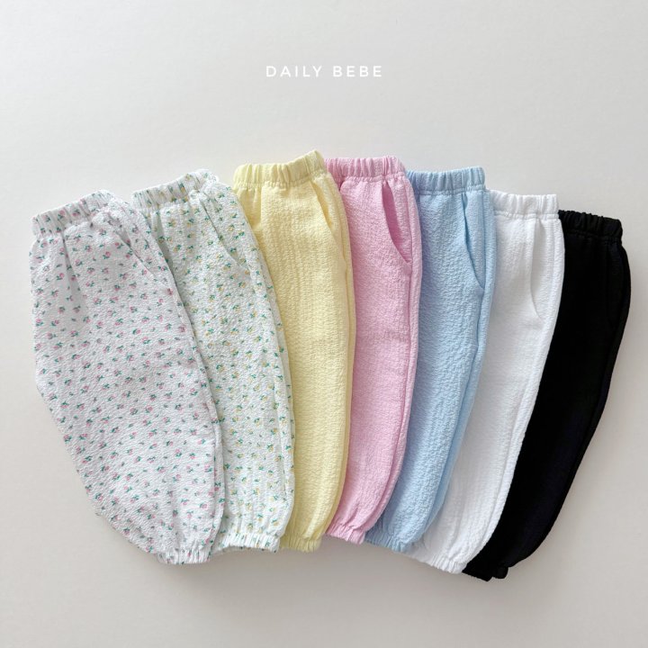 Daily Bebe - Korean Children Fashion - #childofig - Floral Summer Cool Pants