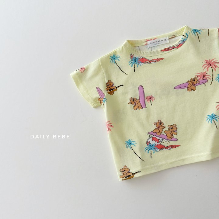 Daily Bebe - Korean Children Fashion - #childrensboutique - Palm Bear Tee - 3
